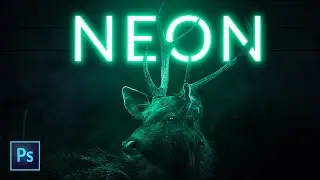 NEON Text Effect In Photoshop | Manipulation Tutorial | Easy Trick | PE81