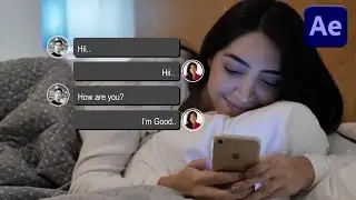 How to Create Popup Callout Chat Animation in After Effects | After Effects Tutorial in Hindi
