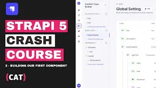 Strapi 5 Crash Course Part 2: Building our first component to represent our top nav data