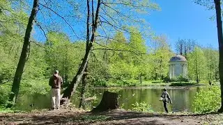Весна 01.05.2024.Прогулка по усадьбе,спасение улитки и Освящённый источник.🌱🌞
