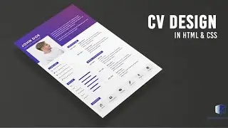 Animated CV creating using Html CSS and Javascript#css #html #js #java #bootstrap #github