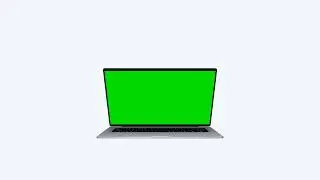 Laptop Green Screen Animation Video