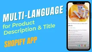 Shopify App ⚡️Multi Languages for Product Description & Title (Flutter E-Commerce App)