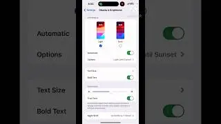 iPhone 15+ Dark Mode #shorts iPhone darkmode  #iphonefeatures #iphone15 #ios17