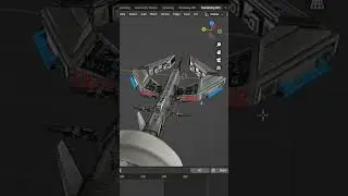 How to make warp in blender 🚀 #fypシ #blender #3D #Animation #howto #3dmodeling #galaxy #scifi