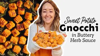 Sweet Potato Gnocchi (In Buttery Herb Sauce)