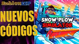 CODIGOS DE SIMULADOR DE ARADO DE NIEVE EN ROBLOX SNOW PLOW SIMULATOR CODES