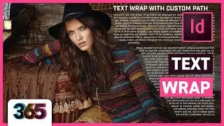 📰 Text Wrap | Indesign CC Tutorial #116/365