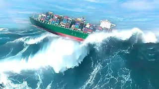 Why MONSTER WAVES Can’t Sink Large Ships During Storms