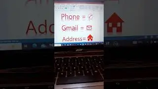 Address, phone, Gmail shortcuts in MS Word #tech #shorts