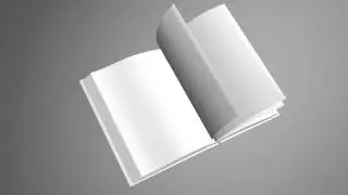 Book page flip animation