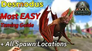 Ark Desmodus Taming And Locations GUIDE | How To Tame | Ark FJORDUR