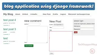 Blog Web Application using Django Framework!