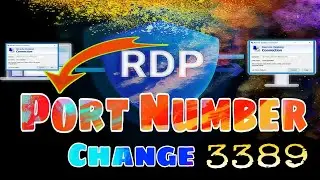 How to Default Remote desktop protocol port number change Windows 11 Not Hacking Latest 2023.