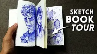 SKETCHBOOK TOUR Part 1(Laugh At my Drawings)