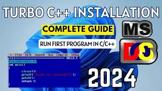 How to Download and Install Turbo C++ for C/C++ Programming on Windows 10/11 [ 2024 ] | Turbo C++