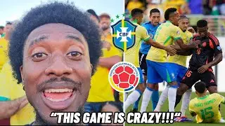 CRAZY ATMOSPHERE AT BRAZIL VS COLOMBIA TO DECIDE WHO TOPS GROUP D 🤯 (Raphinha Free Kick BANGER)