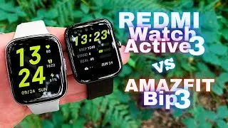 REDMI Watch Active 3 vs AMAZFIT Bip 3 Head to Head Comparison & Review