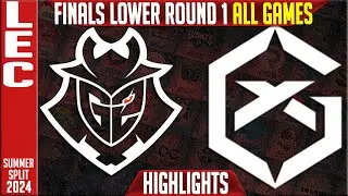 G2 vs GX Highlights ALL GAMES | LEC Season Finals 2024 Lower Round 1 | G2 Esports vs GiantX