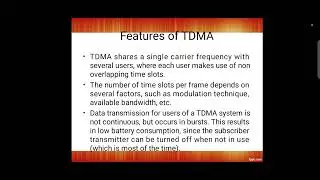 Time Division Multiple Access