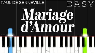 Mariage d’Amour (Chopin-Spring Waltz) - EASY Piano Tutorial