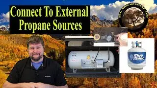 Connecting Your RV To Any External Propane Source  - Sturgistay Propane Adapter