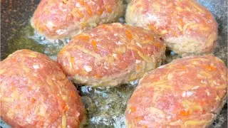 Juicy Homemade Cutlets Easy Recipe for the Whole Family