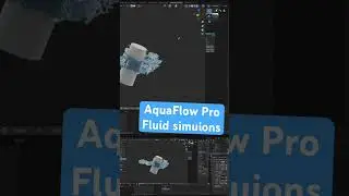 #blender #blender3d #3dmodeling #blenderaddon #tutorial AquaFlow Pro