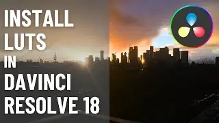 How to Import LUTs | Davinci Resolve 18