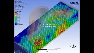 Plantar Pressure of Foot Pressing on Soil using SPH Particles (v1) - ANSYS WB Explicit Dynamics