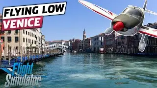 Venice, Italy in Microsoft Flight Simulator 2020 | Flying Low in Venice