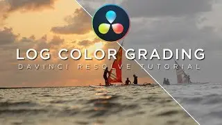 LOG COLOR GRADING in DAVINCI RESOLVE / deutsch