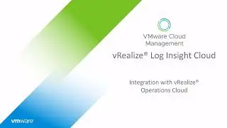 VMware Aria Operations for Logs - Integration with VMware Aria Operations Cloud