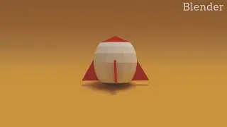 Blender Tutorial: Low Poly Rocket