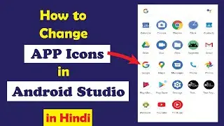 How to change app icon android studio | Android Studio Tutorials in Hindi for Beginners | AndroidDev