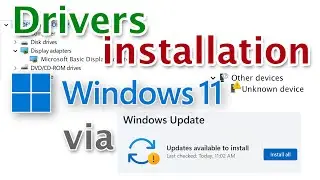 How to download drivers for Windows 11 from Windows update and install