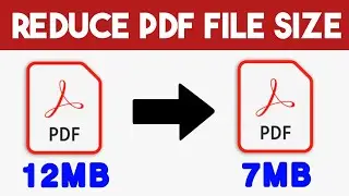 How to Compress PDF File Size - How to Reduce Pdf file size