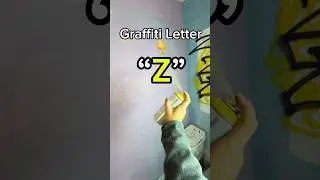 Easy Graffiti Letter “Z” 👈 #howto