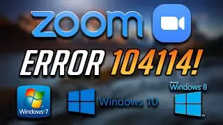 Solucion Zoom Error 104114 en Windows 10/8/7 [2024]