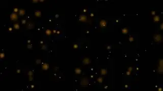 Royalty Free Golden Particle Effect - Particle Effect Overlay - Particles Overlay For Edits