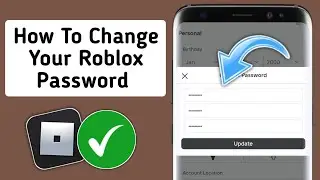 How To Change Password In Roblox | Change Roblox Password 2024