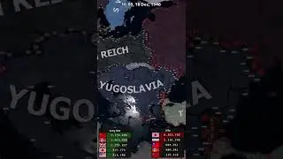 AI Yugoslavia unlocks Huge-oslavia Achievement in 1936 #shorts #hoi4