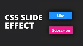 How to make CSS Slide Effect for Beginners using HTML and CSS |  CSS Slide Effect