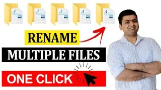 HOW TO RENAME FILES QUICKLY IN PC OR LAPTOP || BOHUT SARI FILES KO RENAME KAISE KARE EK SAATH