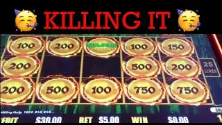 🥳 KILLING  IT 🥳 DRAGON LINK SLOT MACHINE 🎰 POKIE WINS