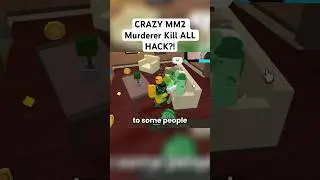 Roblox Murder Mystery 2 MURDERER Exploiter! 😈 #roblox #robloxexploiting #robloxshorts #mm2 #shorts