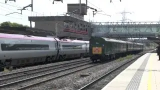 BR Class 201 Thumper Unit 1001 1Z06 Hastings to Crewe Thrashes Stafford 12/07/2014