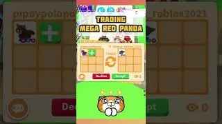 Latest Offers For MEGA RED PANDA in Adopt me Roblox #adoptme #shortvideo