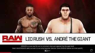 WWE 2K19 | Lio Rush vs Andre the Giant