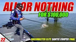 ALL OR NOTHING for $100K! - 2023 Bassmaster Elite Santee Cooper Lakes (Final) - UFB S3 E22